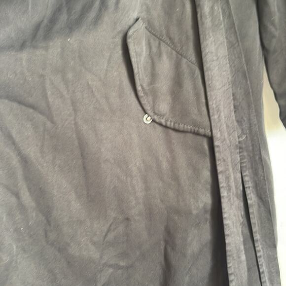 All Saints Pelya Parka hooded shawl collar midi utility coat sz 4 - Picture 4 of 6